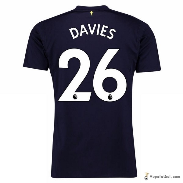 Camiseta Everton Replica Tercera Ropa Davies 2017/18